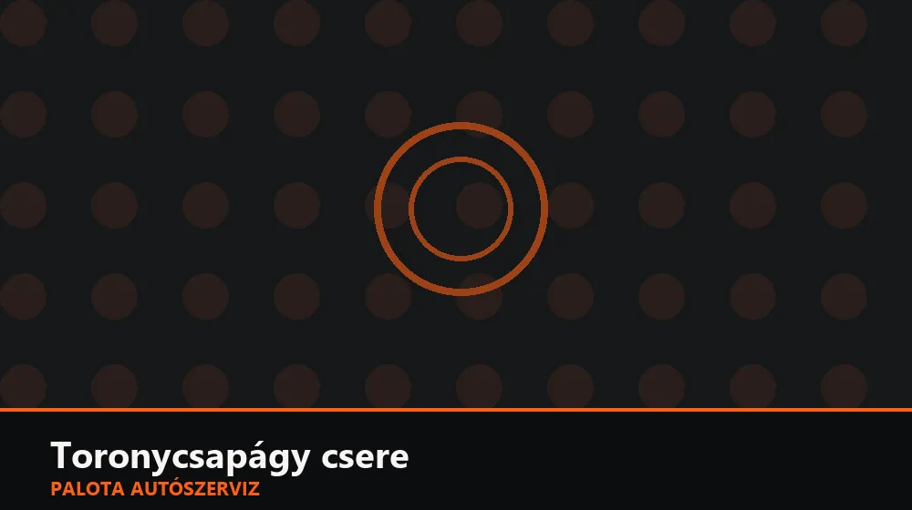 Toronycsapágy csere - Palota Autószerviz Budapest