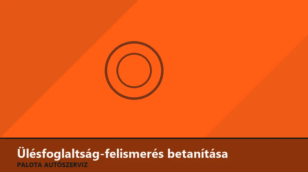 Ülésfoglaltság-felismerés (légzsák) betanítása - Palota Autószerviz Budapest