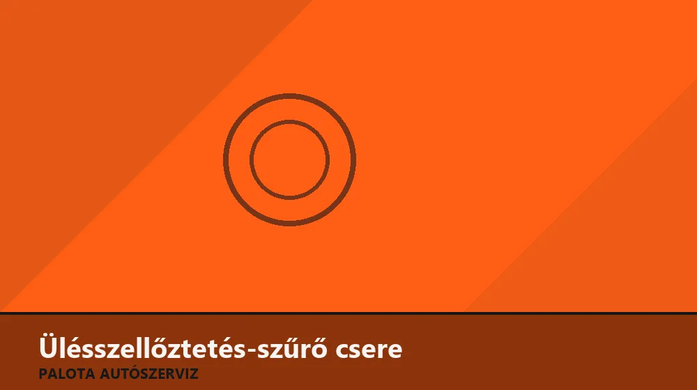 Ülésszellőztetés-szűrő csere - Palota Autószerviz Budapest