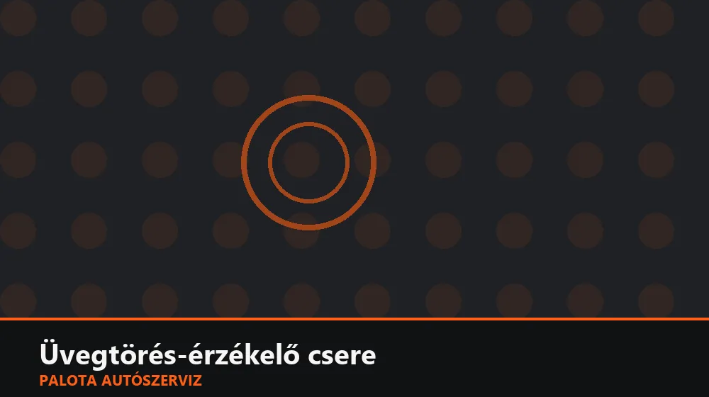 Üvegtörés-érzékelő csere - Palota Autószerviz Budapest