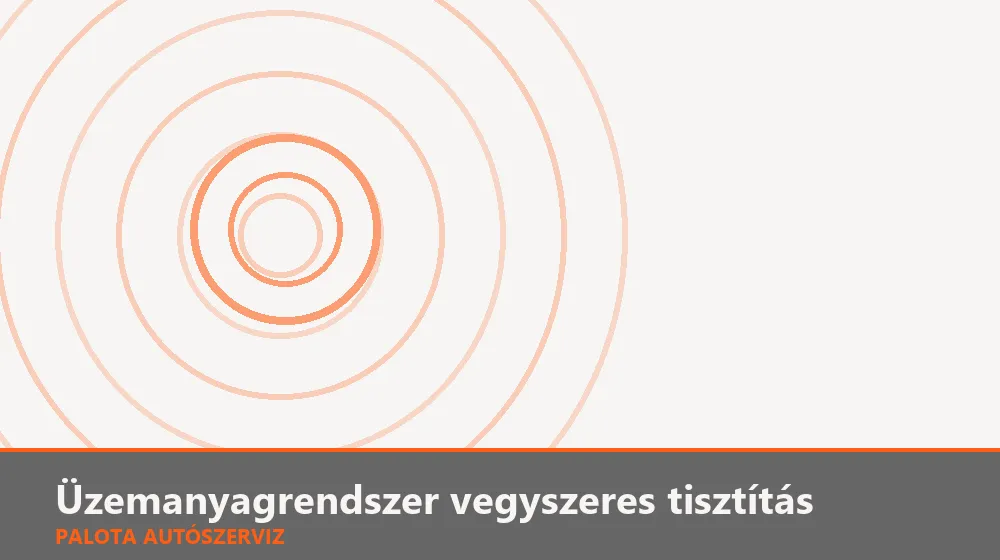 Üzemanyagrendszer vegyszeres tisztítás - Palota Autószerviz Budapest