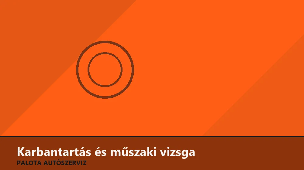 Karbantartás és műszaki vizsga szakszerű elvégzése, XII. kerület