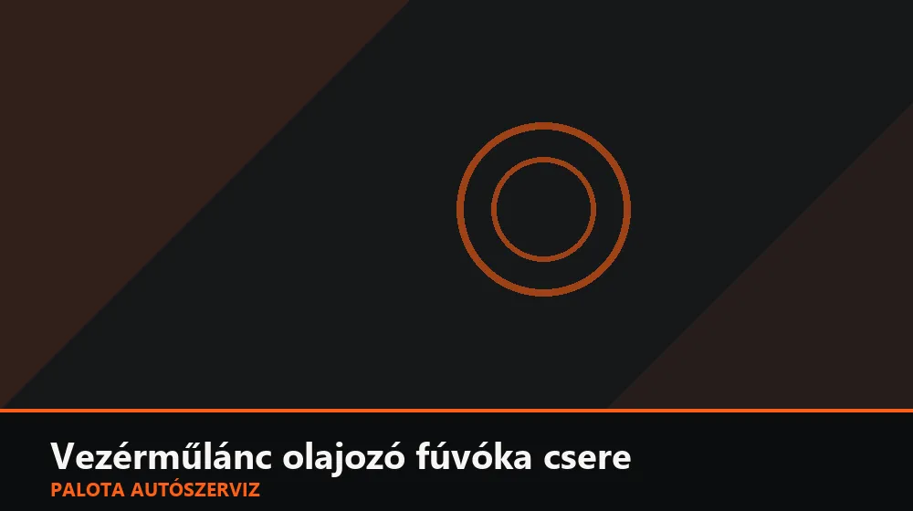 Vezérműlánc olajozó fúvóka csere - Palota Autószerviz Budapest