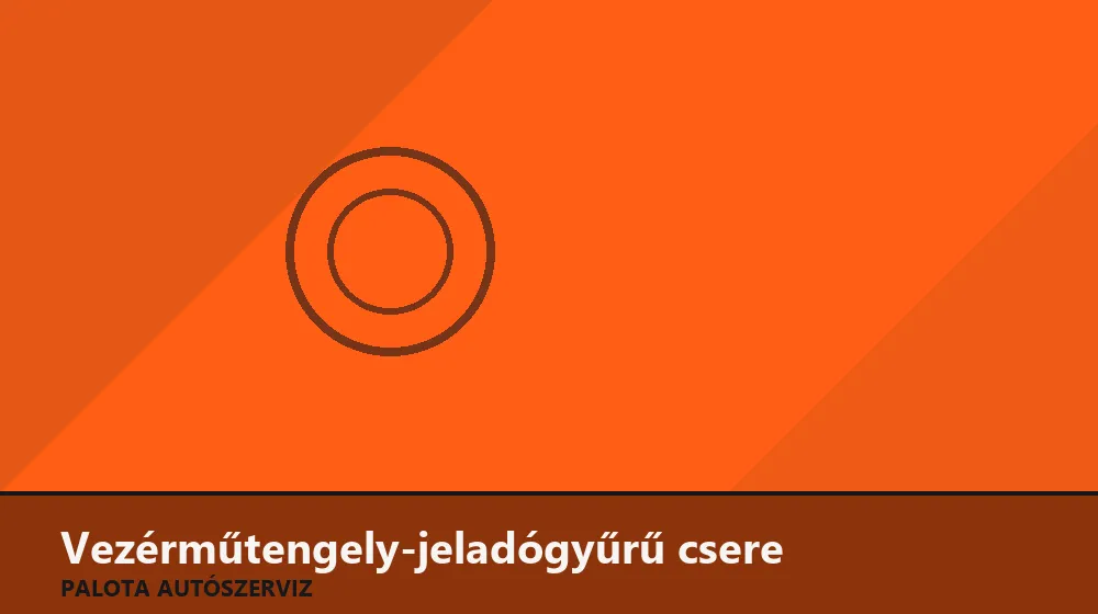 Vezérműtengely-jeladógyűrű (impulzusgyűrű) csere - Palota Autószerviz Budapest