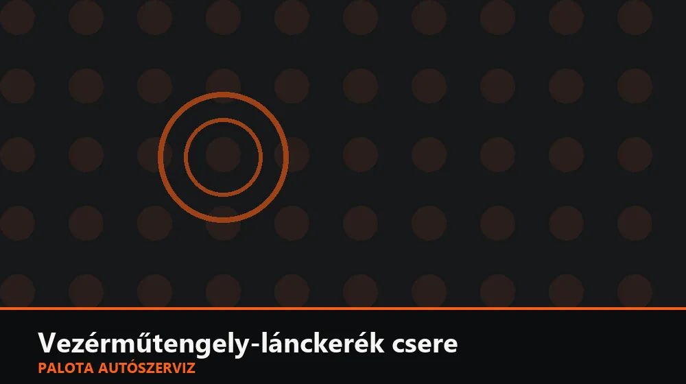 Vezérműtengely-lánckerék csere - Palota Autószerviz Budapest