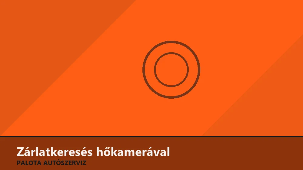 Zárlatkeresés hőkamerával - Palota Autószerviz Budapest